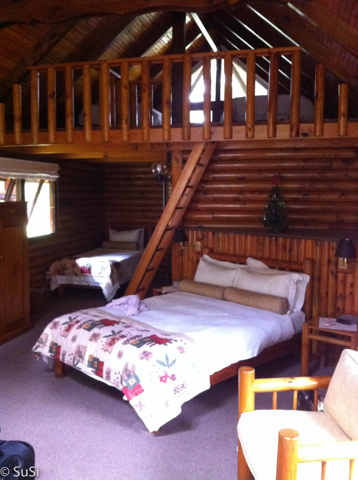 Unser Zimmer in der Lodge