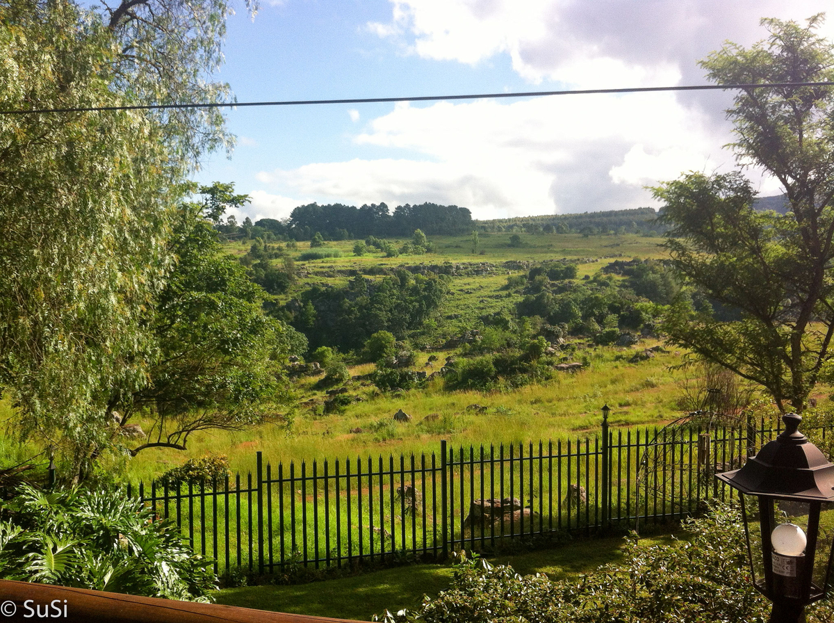 Die Aussicht von der Terrasse