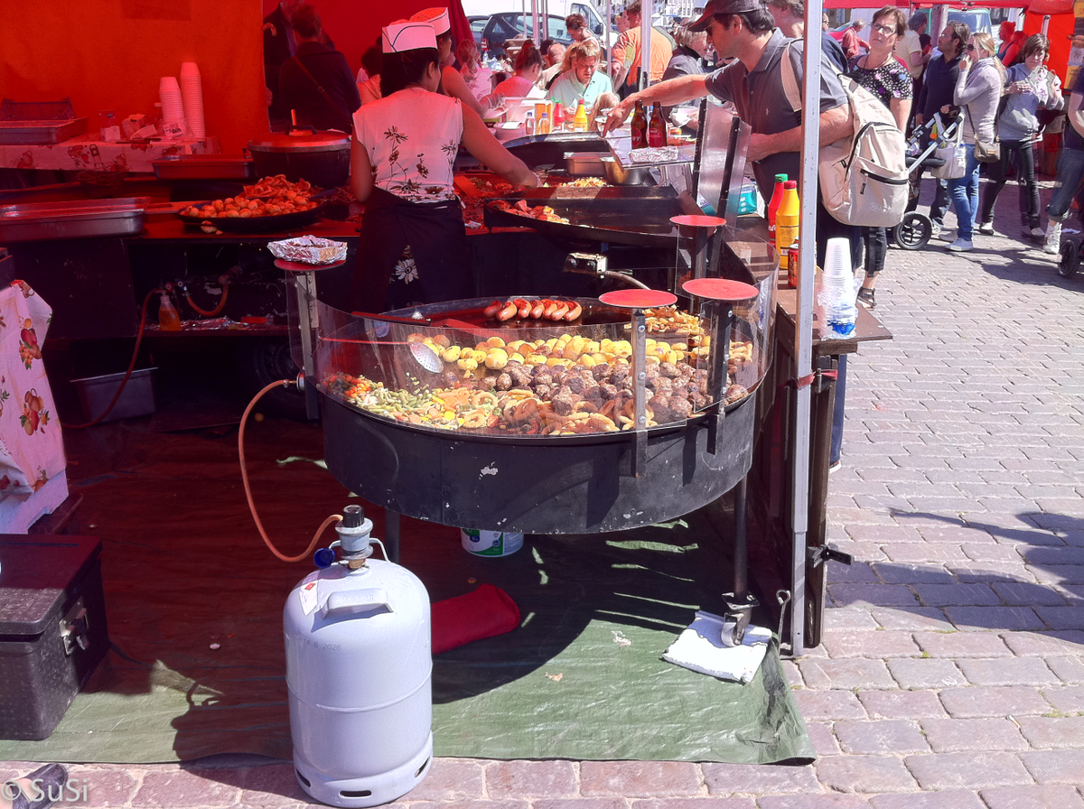 Auf dem Markt in Helsinki